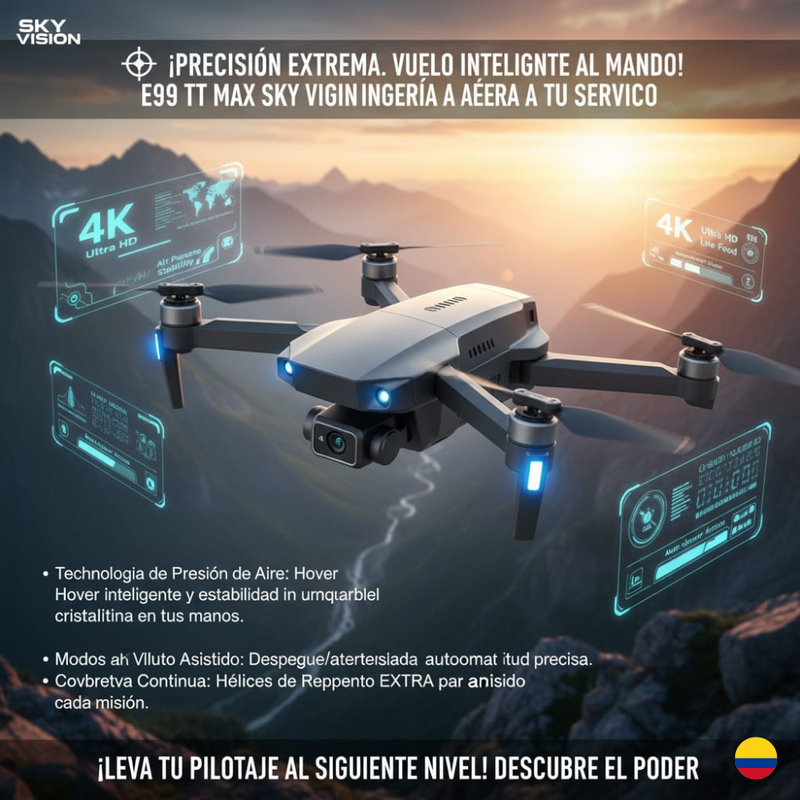 Dron E99 TT Max Sky Vision 8K